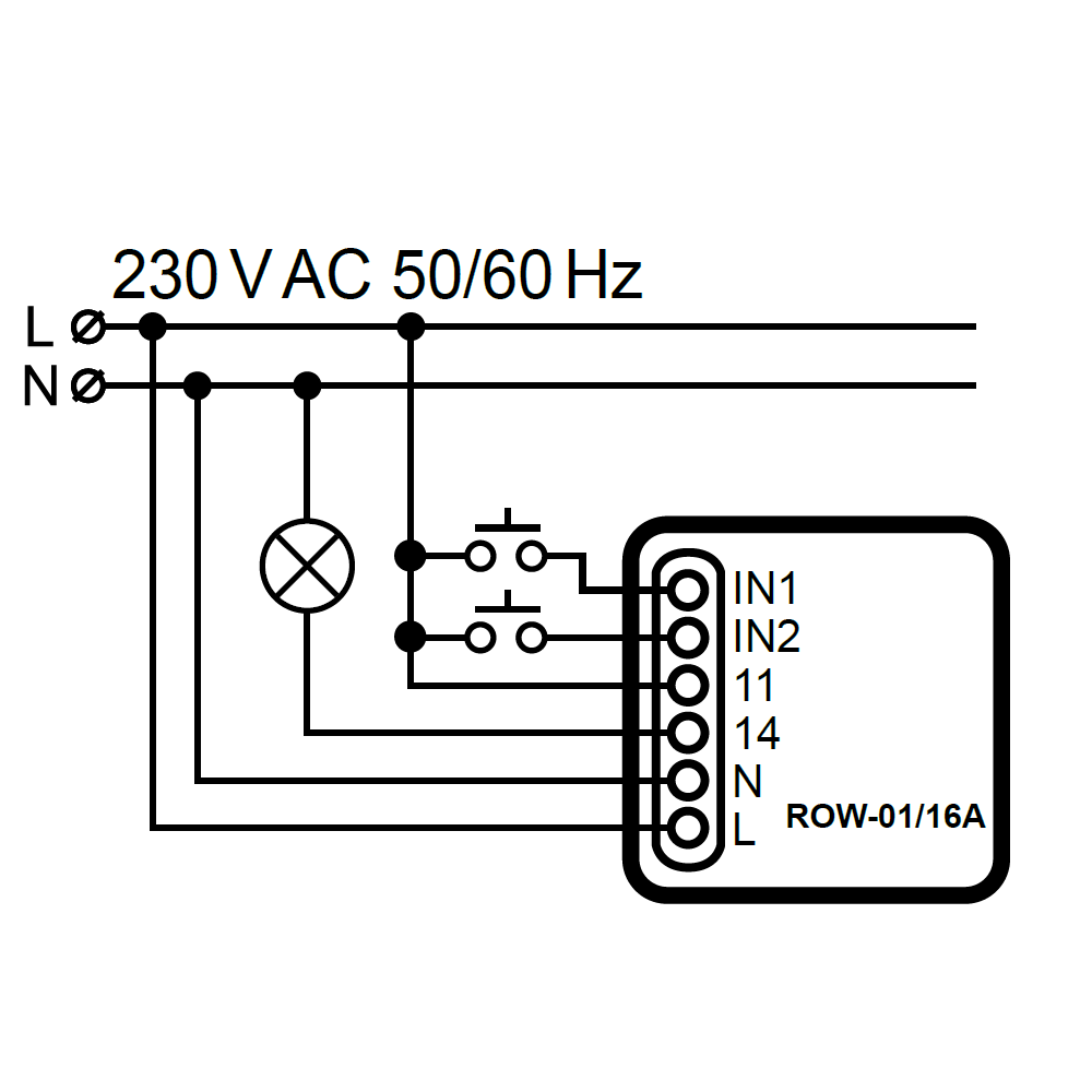 ROW01/16A világítás vezérlő Wi-Fi modul - Image 5