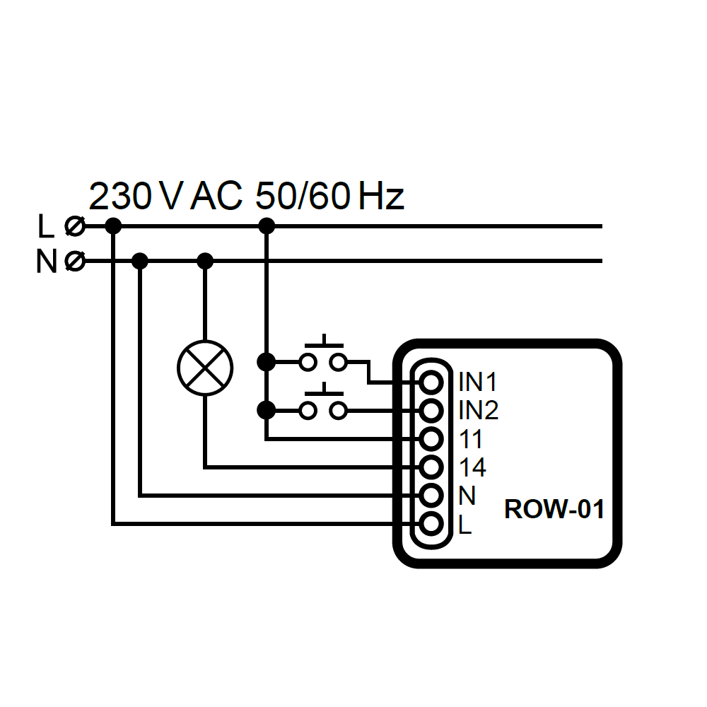 ROW01 világítás vezérlő Wi-Fi modul - Image 5