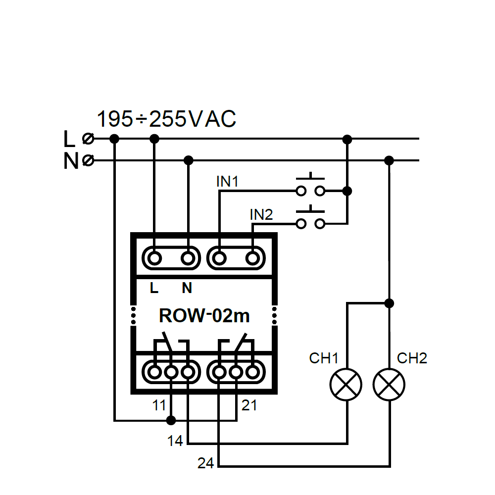 ROW02M világítás vezérlő Wi-Fi modul - Image 5