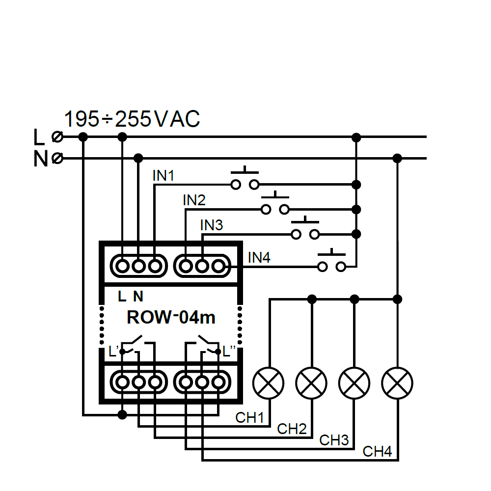 ROW04M világítás vezérlő Wi-Fi modul - Image 5