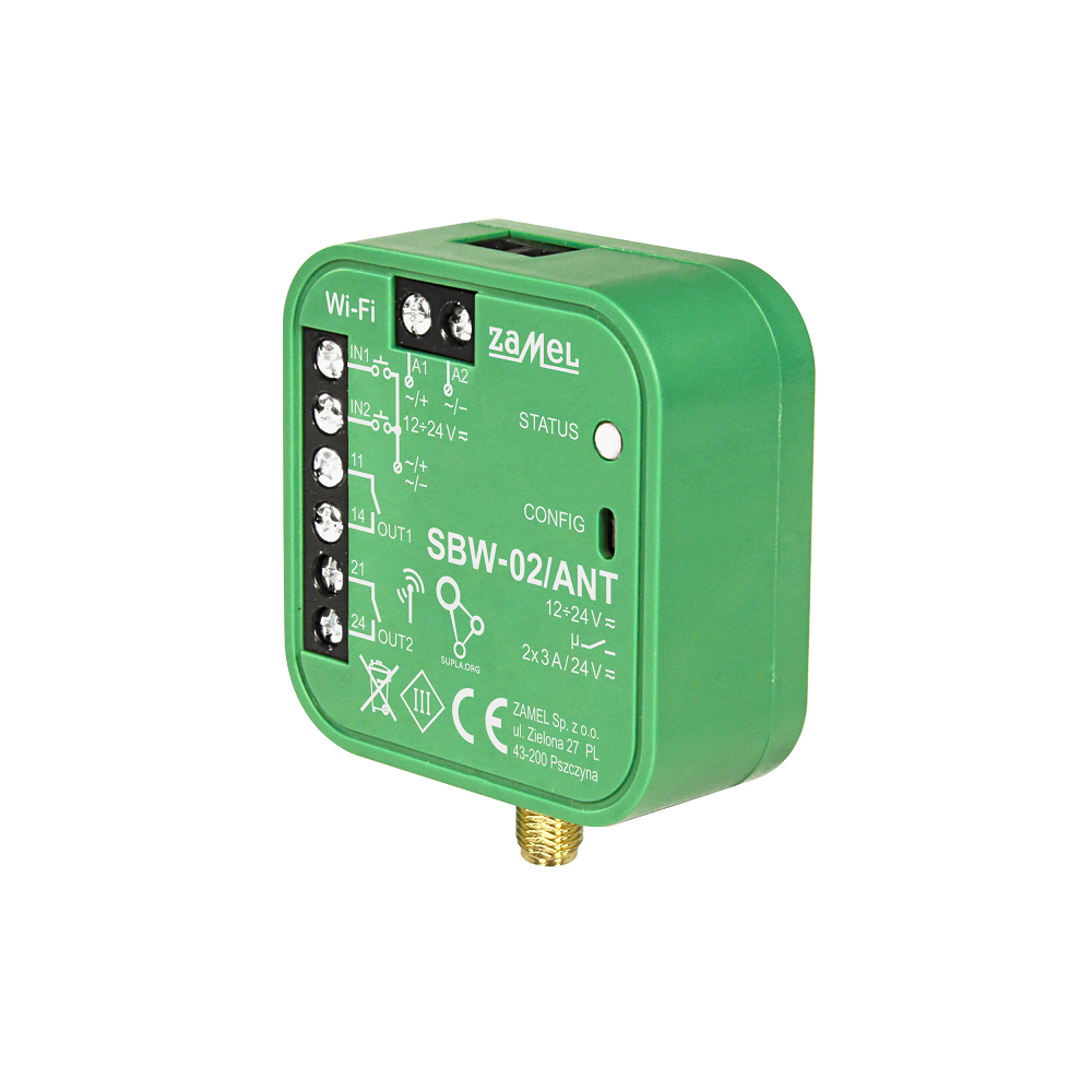 SBW02/ANT kapuvezérlő Wi-Fi modul SMA antennával - Image 3