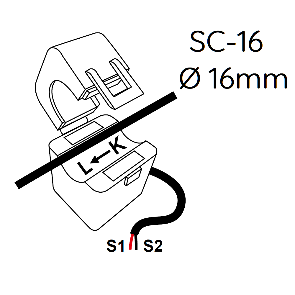 SC-16 áramváltó MEW01MRP energiamonitorhoz - Image 6