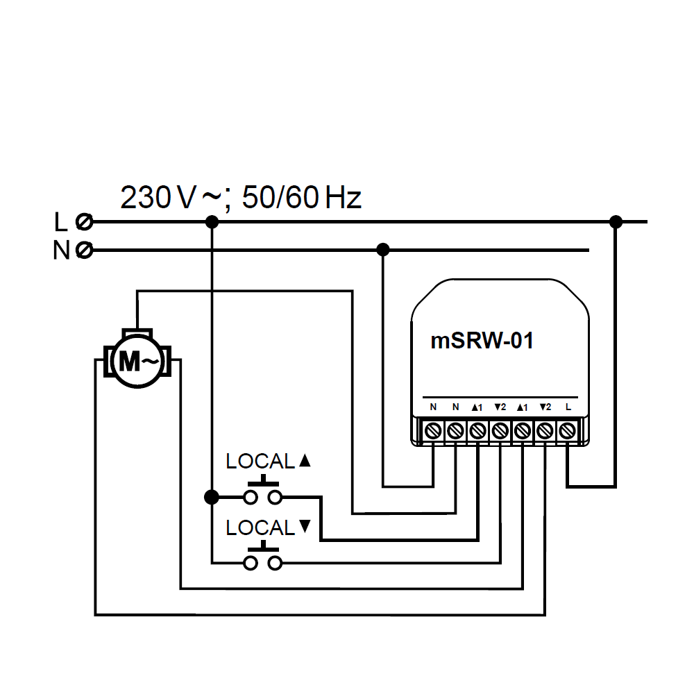 mSRW01 redőnymotor vezérlő Wi-Fi modul - Image 5